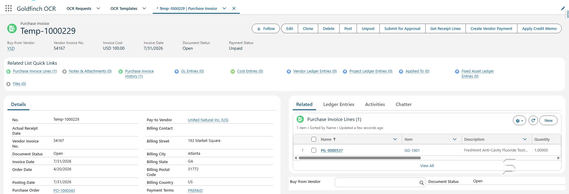 7. Purchase Invoice is Generated.jpg